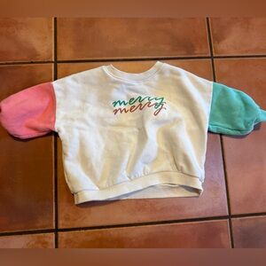 At Noon Merry Merry Sweatshirt (3t)